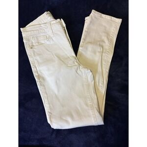 Just Black Womens Skinny‎ Leg White Denim Jeans Size 25 Denim EUC